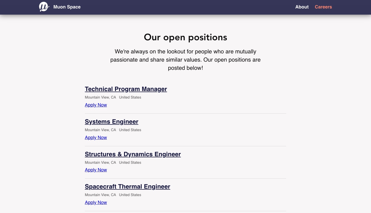 careers api